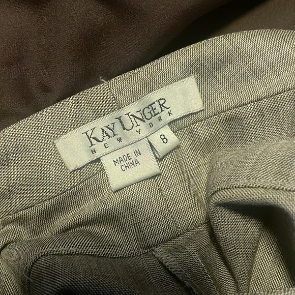 Kay Unger Embroidered 2 pc Slack Suit - Picture 9 of 9